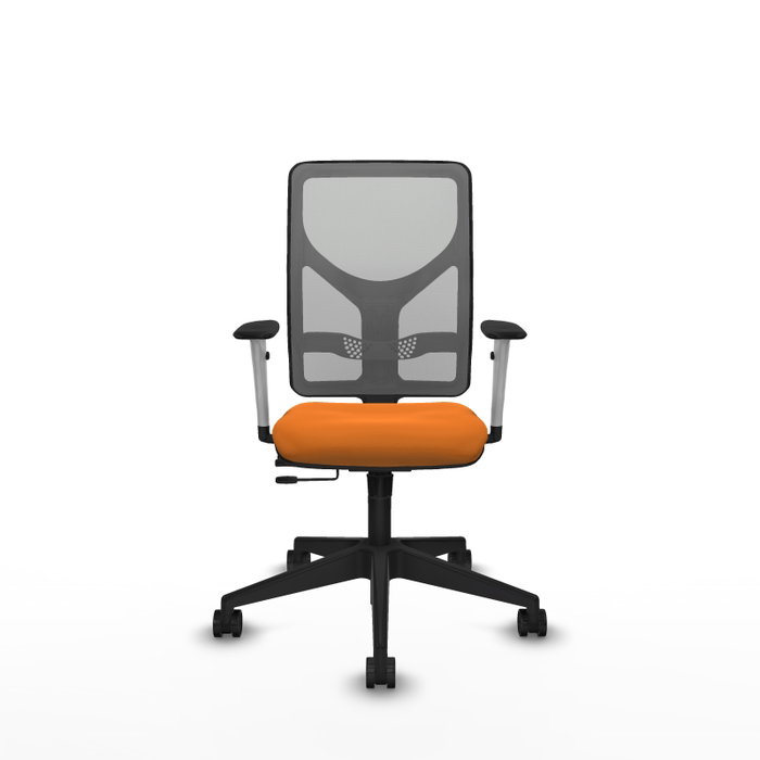 PIQUERAS Y CRESPO Silla de oficina Motilla Naranja y Gris PIQUERAS Y CRESPO Silla de oficina Motilla Naranja y Gris