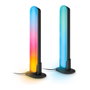 Philips WiZ Pack 2 Barras de Luz Gradient RGBIC 30cm Negro