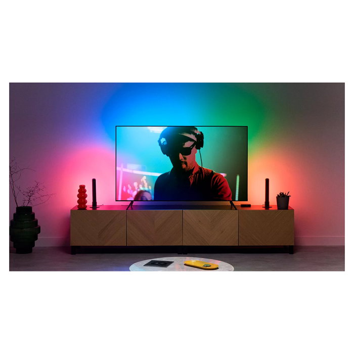 Philips WiZ Pack 2 Barras de Luz Gradient RGBIC 30cm Negro Philips WiZ Pack 2 Barras de Luz Gradient RGBIC 30cm Negro