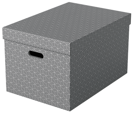 Esselte Pack de 3 Cajas de Almacenaje Grandes, Gris, 510x355x305 mm Esselte Pack de 3 Cajas de Almacenaje Grandes, Gris, 510x355x305 mm