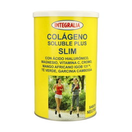 Integralia Colágeno Soluble Plus Slim Neutro 400grs Complemento Alimenticio para Huesos y Articulaciones