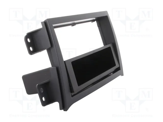 PER.PIC. Bastidor de montaje de radio 2 DIN para Opel y Suzuki, negro