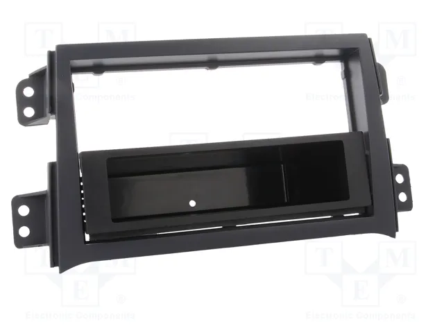 PER.PIC. Bastidor de montaje de radio 2 DIN para Opel y Suzuki, negro