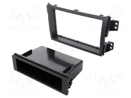 PER.PIC. Bastidor de montaje de radio 2 DIN para Opel y Suzuki, negro