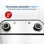 Grunkel MAXIFRYPRO Freidora de Aceite de 4.2 Litros, 3000W, Acero Inoxidable, Control de Temperatura y Temporizador, Tapa con Visor