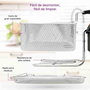 Grunkel MAXIFRYPRO Freidora de Aceite de 4.2 Litros, 3000W, Acero Inoxidable, Control de Temperatura y Temporizador, Tapa con Visor