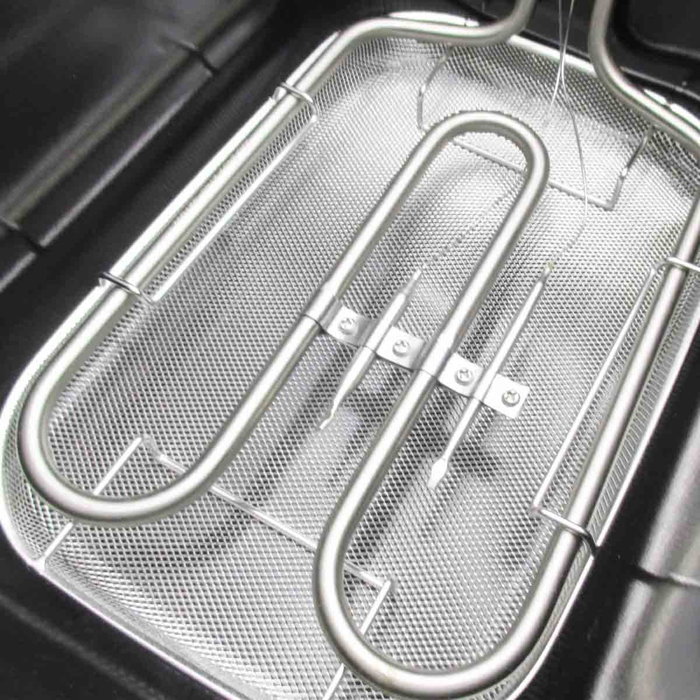 Grunkel MAXIFRYPRO Freidora de Aceite de 4.2 Litros, 3000W, Acero Inoxidable, Control de Temperatura y Temporizador, Tapa con Visor