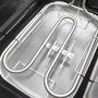 Grunkel MAXIFRYPRO Freidora de Aceite de 4.2 Litros, 3000W, Acero Inoxidable, Control de Temperatura y Temporizador, Tapa con Visor