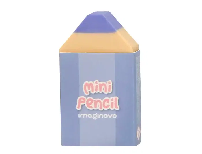 Imaginovo Goma de borrar mini en forma de lápiz, colores surtidos