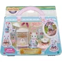 Sylvanian Families Maleta de moda y Ratón de malvavisco Hermana mayor. Juego de ropa con accesorios para niños y niñas a partir de 3 años.