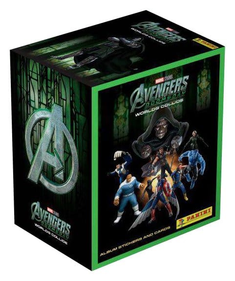 Panini Avengers: Doomsday Sticker & Trading Card Collection Cajita de Sobres (36) Panini Avengers: Doomsday Sticker & Trading Card Collection Cajita de Sobres (36)