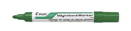 PILOT Marcador Pizarra WBMA-TM Cónico Verde (Set de 6) inevitablemente resalta su punta de 4,0mm