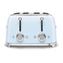 Smeg TSF03PBEU Tostadora 4 Rebanadas Color Azul Pastel Acero Inoxidable 50's Style 2000W