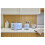 Smeg TSF03PBEU Tostadora 4 Rebanadas Color Azul Pastel Acero Inoxidable 50's Style 2000W
