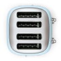 Smeg TSF03PBEU Tostadora 4 Rebanadas Color Azul Pastel Acero Inoxidable 50's Style 2000W