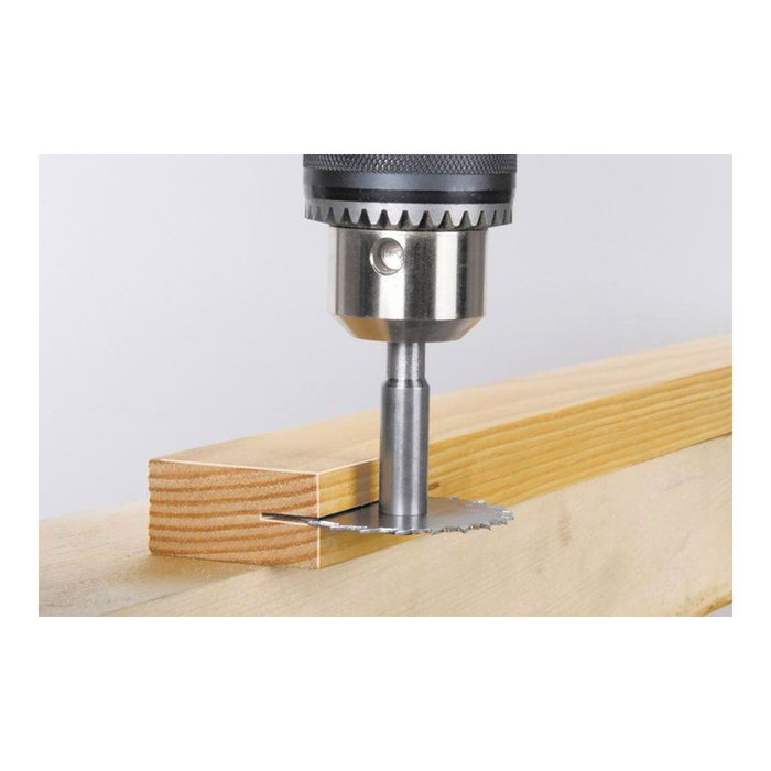 Wolfcraft Fresa circular de sierra para madera Ø45 x 1,5 mm, diámetro 45 mm, altura 1.5 mm, vástago 8.5 mm