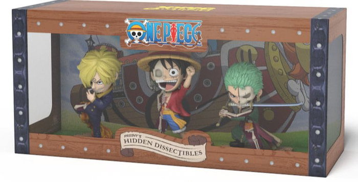 One Piece Freeny's Hidden Dissectables Vinyl Figure Luffy, Zoro and Sanji 10 cm One Piece Freeny's Hidden Dissectables Vinyl Figure Luffy, Zoro and Sanji 10 cm