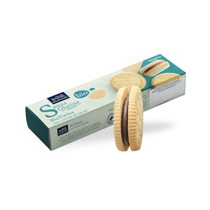 SOTTOLESTELLE Galleta Biotwins Crema Cacao 125g Bio SG SOTTOLESTELLE Galleta Biotwins Crema Cacao 125g Bio SG