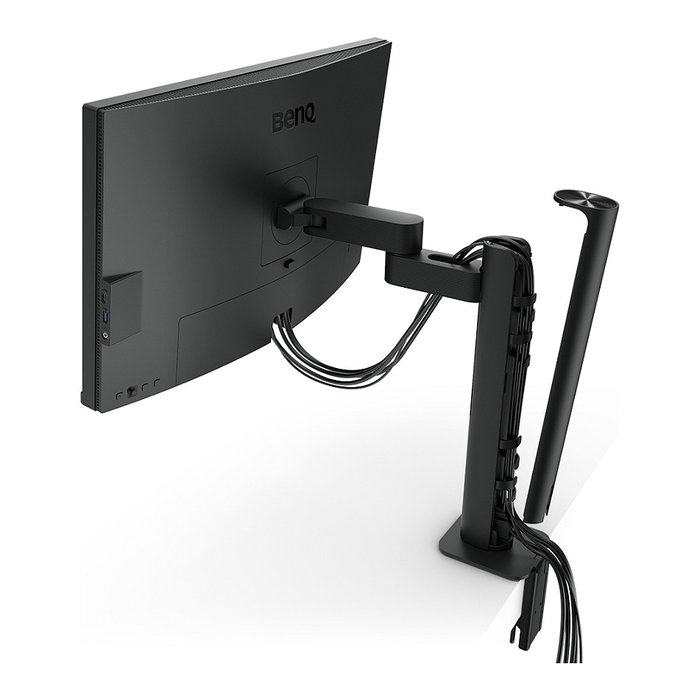 BenQ PD2705UA Monitor 27" 4K Ultra HD (3840x2160) IPS, HDR10, 99% sRGB, USB-C 65W, DP/HDMI, Altavoces, Soporte Ergonómico Ajustable, Negro