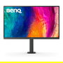 BenQ PD2705UA Monitor 27" 4K Ultra HD (3840x2160) IPS, HDR10, 99% sRGB, USB-C 65W, DP/HDMI, Altavoces, Soporte Ergonómico Ajustable, Negro