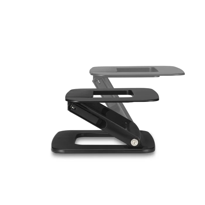 Kensington K50427WW Soporte Elevador Ergonómico SmartFit para Portátil, Ajuste Altura y Ángulo, Recomendado IGR, Compatible 13" a 16" hasta 3 kg, Negro