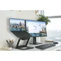 Kensington K50427WW Soporte Elevador Ergonómico SmartFit para Portátil, Ajuste Altura y Ángulo, Recomendado IGR, Compatible 13" a 16" hasta 3 kg, Negro