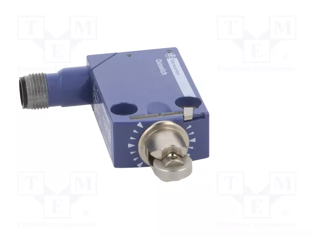 TELEMECANIQUE SENSORS XCMD2102M12 Interruptor de fin de carrera con roldana metálica Ø11,6mm SPDT