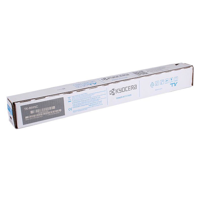 Kyocera TK-8595C Cian, Cartucho de Tóner Original con Rendimiento de 24.000 Páginas Kyocera TK-8595C Cian, Cartucho de Tóner Original con Rendimiento de 24.000 Páginas