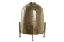 DKD Home Decor Portavela Dorado Metal y Cristal 24 x 33 x 24 cm