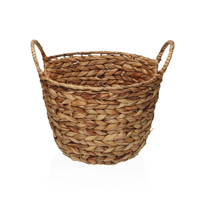 Versa Cesta Redonda Con Asas 30 x 22 cm en Jacinto de Agua Versa Cesta Redonda Con Asas 30 x 22 cm en Jacinto de Agua