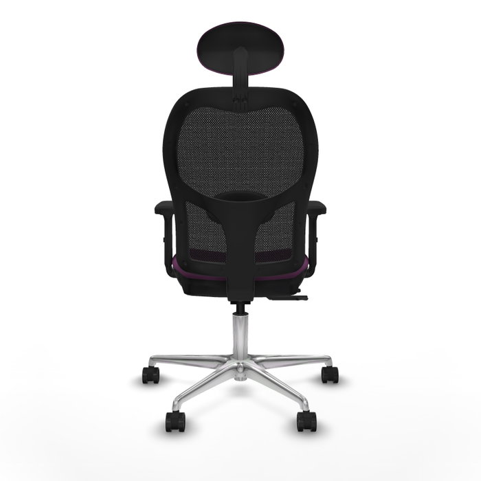 PIQUERAS Y CRESPO Silla de oficina Jorquera con mecanismo Sincro/Traslack, Morado y Negro PIQUERAS Y CRESPO Silla de oficina Jorquera con mecanismo Sincro/Traslack, Morado y Negro