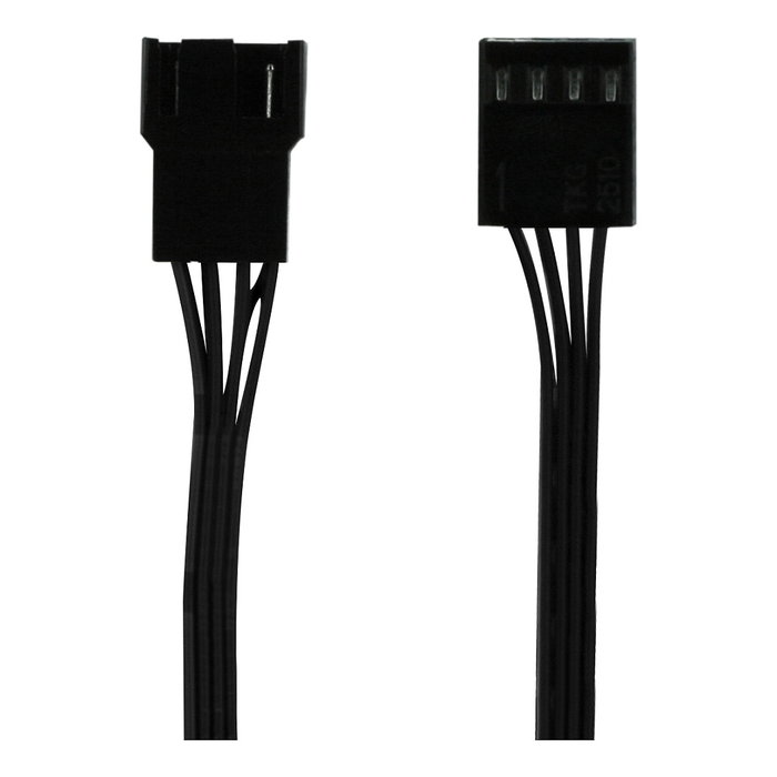 ARCTIC PST Cable 4-Pin PWM Fan Splitter | Conector Macho-Hembra Derecho para Ventiladores | Modelo Rev. 2