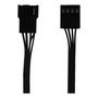 ARCTIC PST Cable 4-Pin PWM Fan Splitter | Conector Macho-Hembra Derecho para Ventiladores | Modelo Rev. 2