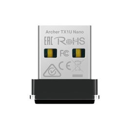 TP-Link Archer TX1U Nano AX300 Adaptador USB Wi-Fi 6 con Velocidad AX3000 Mbps, Compatible con Windows y Linux (287 Mbps 2.4 GHz)
