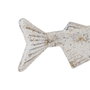 Ixia Figura Pez Blanco Rosado Metal 63 x 8 x 33 cm