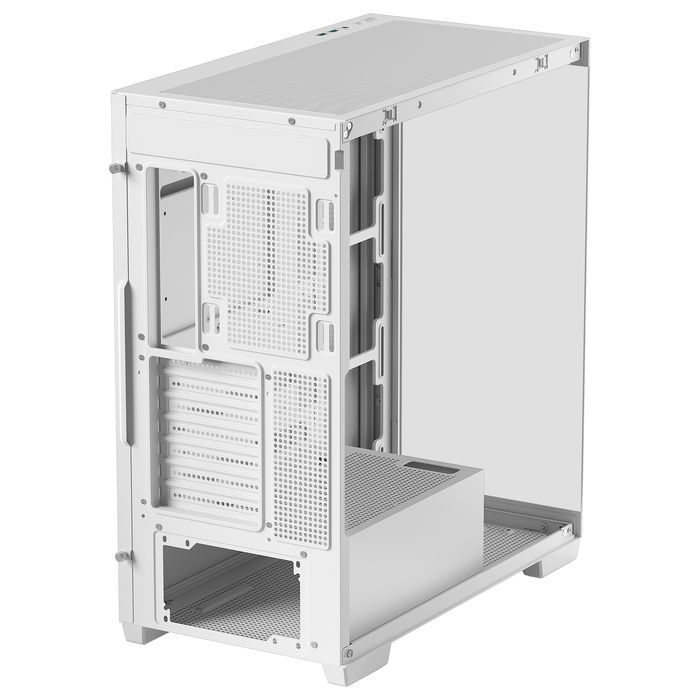 DeepCool CG580 White Caja de PC ATX, ITX, Micro ATX con Ventana Lateral y Panel de Vidrio Templado