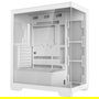 DeepCool CG580 White Caja de PC ATX, ITX, Micro ATX con Ventana Lateral y Panel de Vidrio Templado