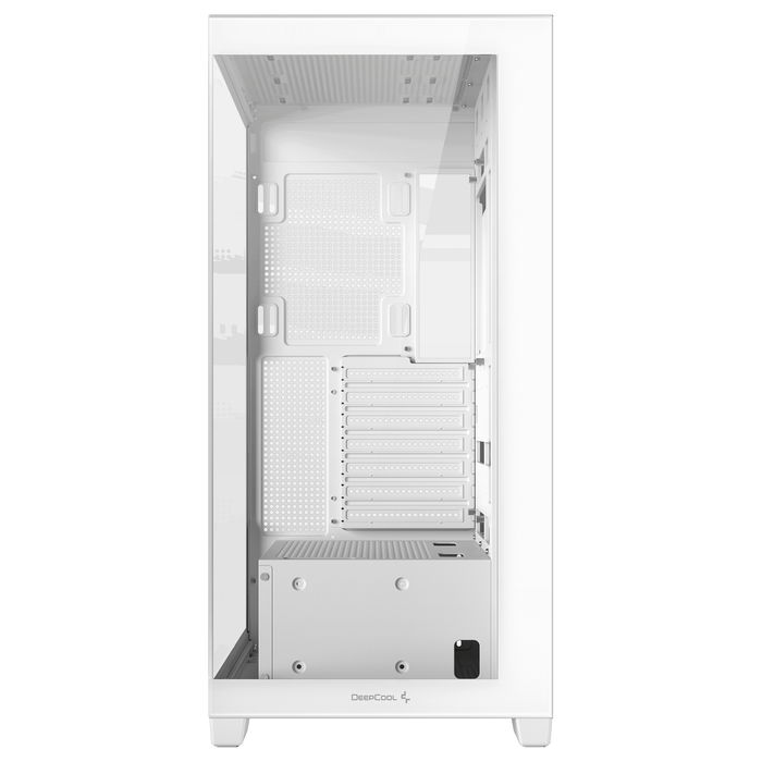 DeepCool CG580 White Caja de PC ATX, ITX, Micro ATX con Ventana Lateral y Panel de Vidrio Templado