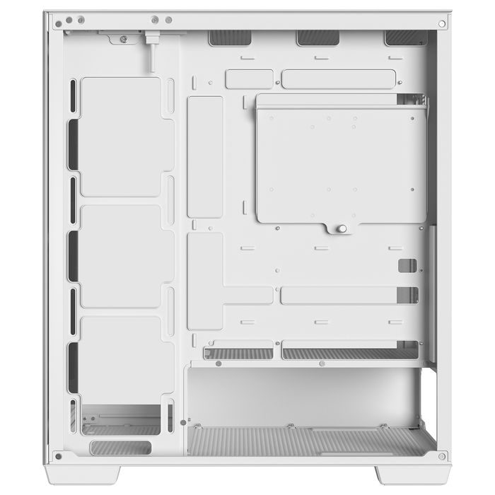 DeepCool CG580 White Caja de PC ATX, ITX, Micro ATX con Ventana Lateral y Panel de Vidrio Templado