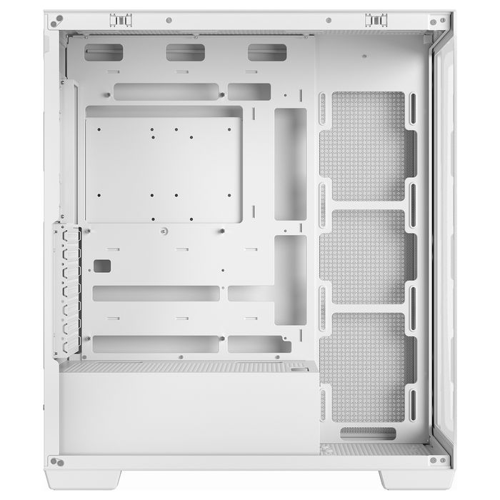 DeepCool CG580 White Caja de PC ATX, ITX, Micro ATX con Ventana Lateral y Panel de Vidrio Templado