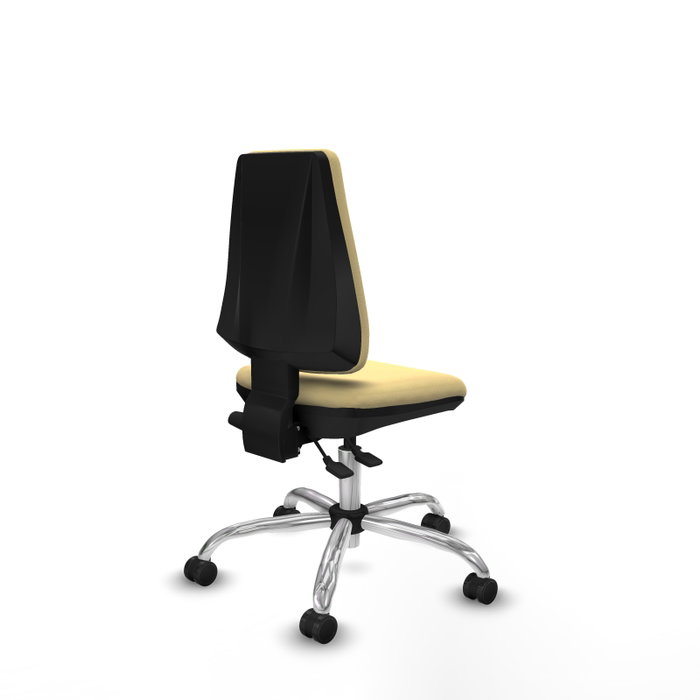 PIQUERAS Y CRESPO Silla de oficina Elche con mecanismo Asincro en Similpiel Crema PIQUERAS Y CRESPO Silla de oficina Elche con mecanismo Asincro en Similpiel Crema