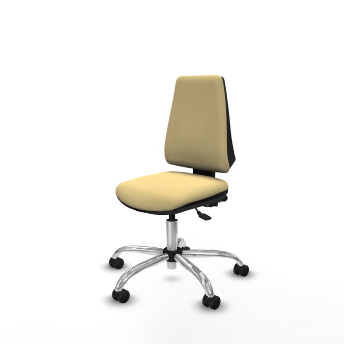 PIQUERAS Y CRESPO Silla de oficina Elche con mecanismo Asincro en Similpiel Crema PIQUERAS Y CRESPO Silla de oficina Elche con mecanismo Asincro en Similpiel Crema