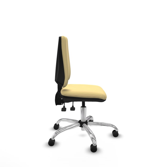 PIQUERAS Y CRESPO Silla de oficina Elche con mecanismo Asincro en Similpiel Crema PIQUERAS Y CRESPO Silla de oficina Elche con mecanismo Asincro en Similpiel Crema