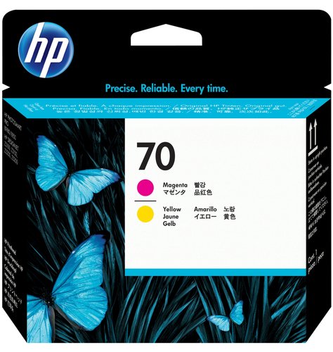 HP Cabezal de Impresión 70 Magenta y Amarillo C9406A