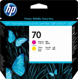 HP Cabezal de impresión 70 Amarillo y Magenta (C9406A) Original Vivera