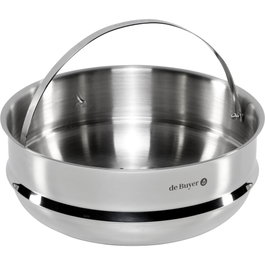 De Buyer Inserto de vapor en acero inoxidable para cacerola de 24 cm