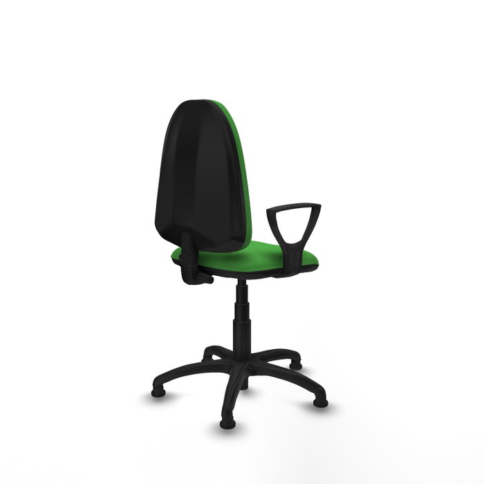 PIQUERAS Y CRESPO Silla de oficina Aýna Verde con brazos fijos