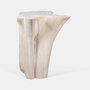 DKD Home Decor Consola Raíz de Teca Decapé Blanco