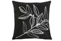DKD Home Decor Cojín Bordado Negro y Blanco 42x15x42 cm