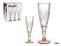 Vivalto Copa Cava Color Café 170 ml 6.5x20x6.5 cm Cristal (Set de 48)